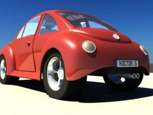 Fusca Volkswagen Modelo 3D