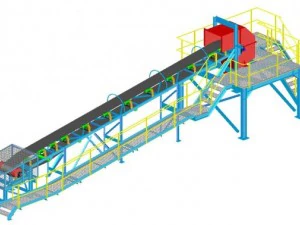 données du convoyeur Modèle 3D