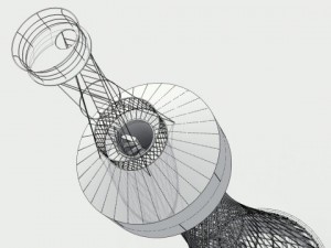 shukhov tower in polibino 3D मॉडल