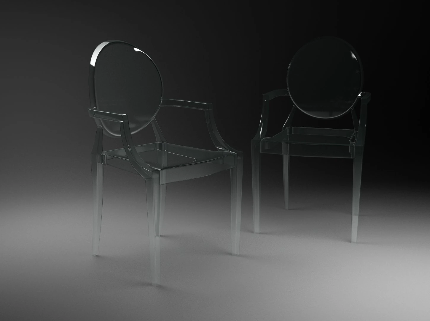 type chair philippe starck 3D Model .c4d .max .obj .3ds .fbx .stl .blend 