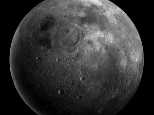 low poly moon Modelo 3D