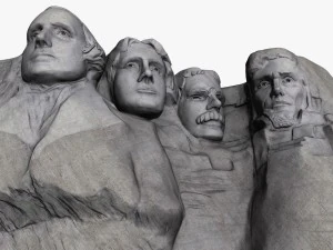 гора Рашмор 3D Модель