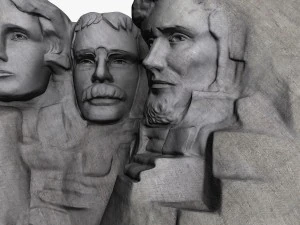 гора Рашмор 3D Модель