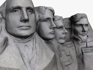 гора Рашмор 3D Модель