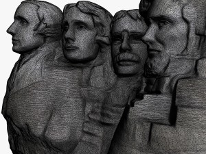 mount rushmore 3D Model