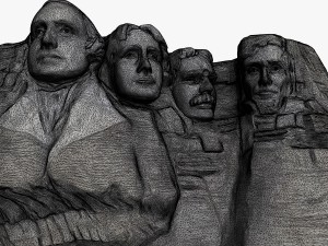 mount rushmore 3D Model