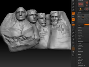 mount rushmore 3D Model