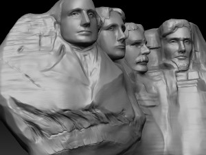 mount rushmore 3D Model