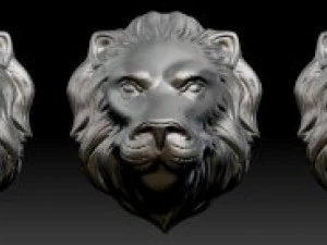 lion head door knocker zbrush 3D Model