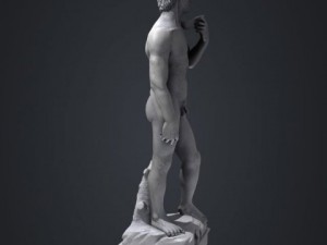 david statue 3D-Modell