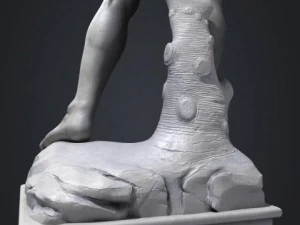 statua del Davide Modello 3D