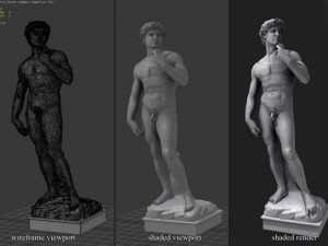 david statue 3D-Modell