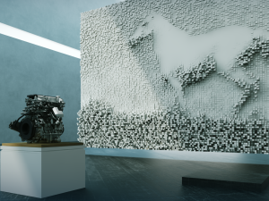 Exhibition space 3Dモデル