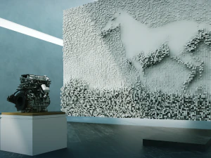 Exhibition space 3D Model