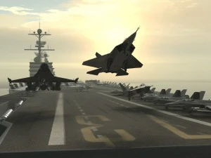 porte-avions Modèle 3D