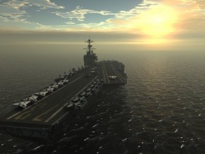 aircraft carrier 3D मॉडल