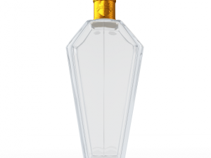 winebottle Modello 3D