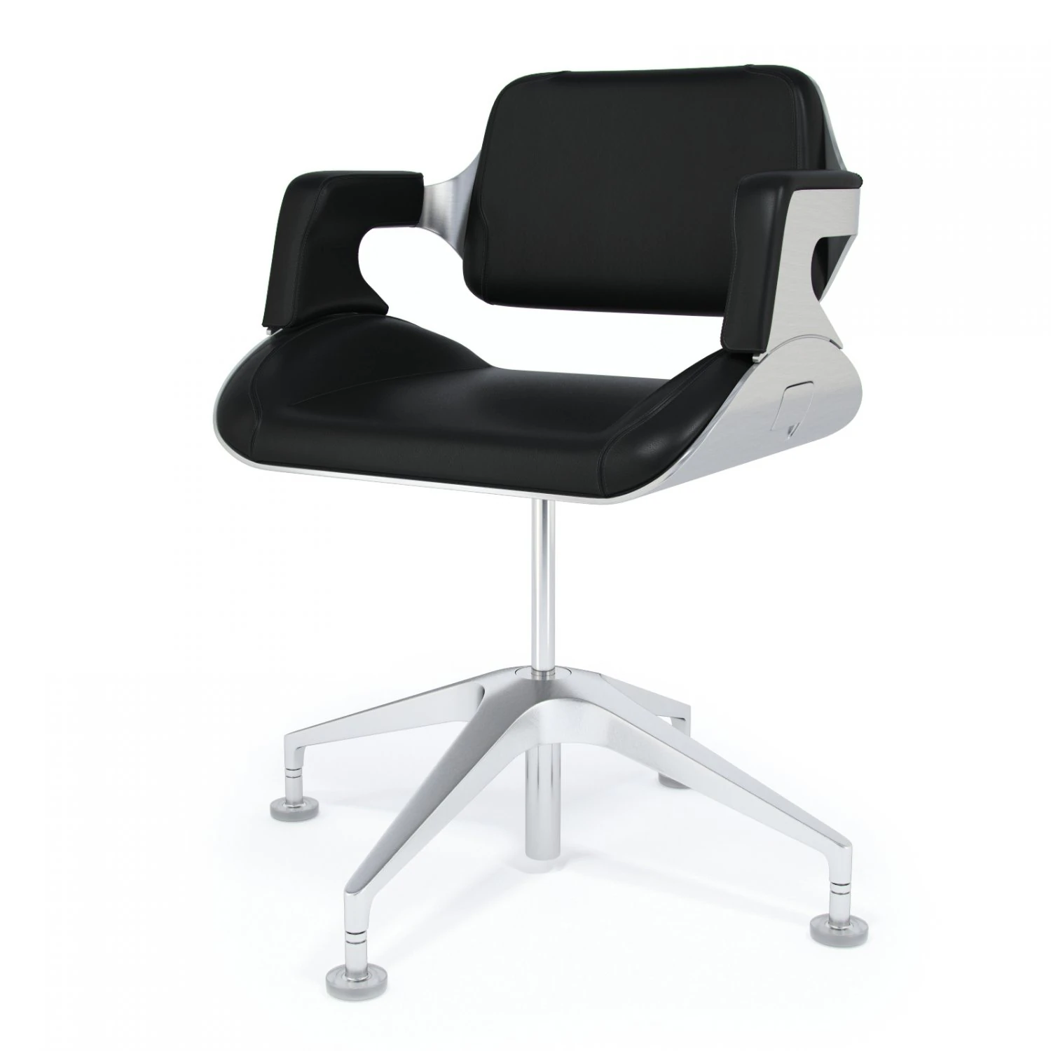 interstuhl silver 101s chair 3D Model .c4d .max .obj .3ds .fbx .stl .blend 