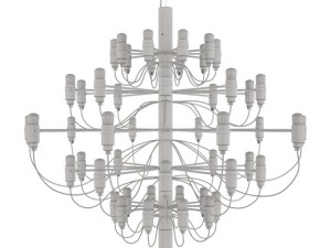 flos 2097 chandelier 3D Model