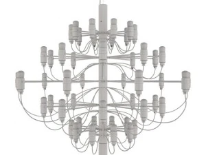 flos 2097 chandelier 3D Model