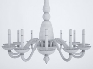 baroviertoso palladiano chandelier Model 3D