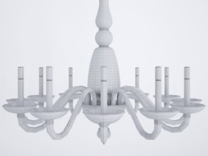 baroviertoso palladiano chandelier Model 3D