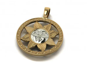pendant sun 3d print model 3D Print Model