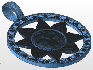 pendant sun 3d print model 3D Принт Модель