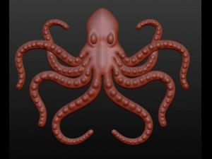 octopus 3d print model Modello di stampa 3D