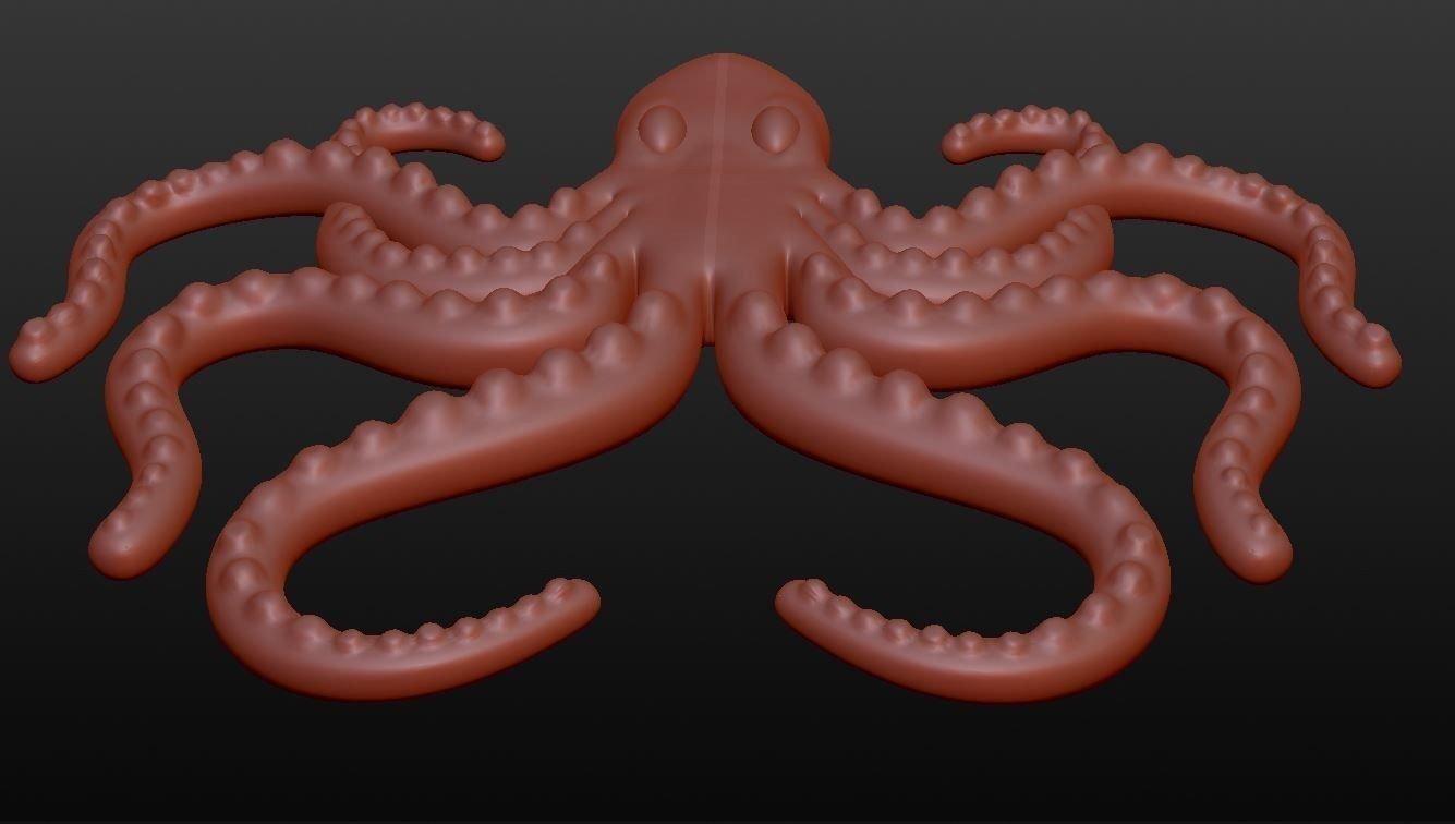 Octopus 3d Print Model 3d Model In Animals 3dexport