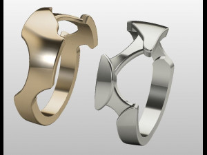 puzzle ring 3d print model 3D प्रिंट मॉडल