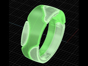 puzzle ring 3d print model 3D प्रिंट मॉडल