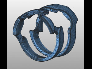 puzzle ring 3d print model 3D प्रिंट मॉडल