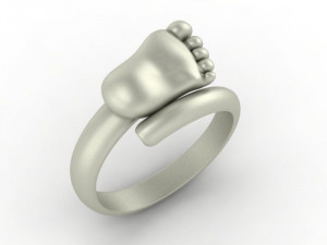 baby foot rings 3d print model 3d print model Modello di stampa 3D
