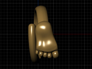 baby foot rings 3d print model 3d print model 3D Print Model