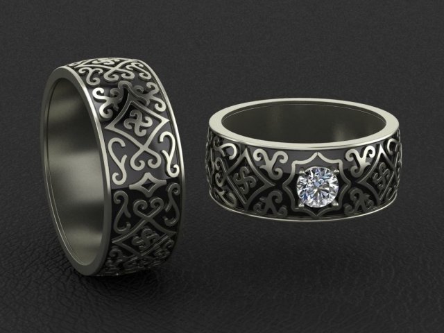 ring pattern 3d print model 3D प्रिंट मॉडल .c4d .max .obj .3ds .fbx .stl .blend 