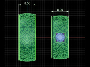 ring pattern 3d print model 3D Print Model