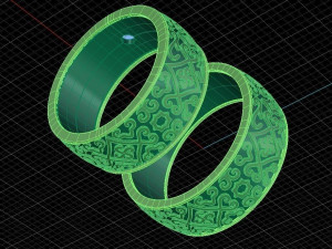 ring pattern 3d print model 3D प्रिंट मॉडल