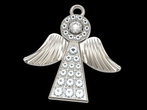 angel pendant Modello di stampa 3D
