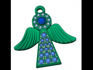 angel pendant 3D 프린트 모델