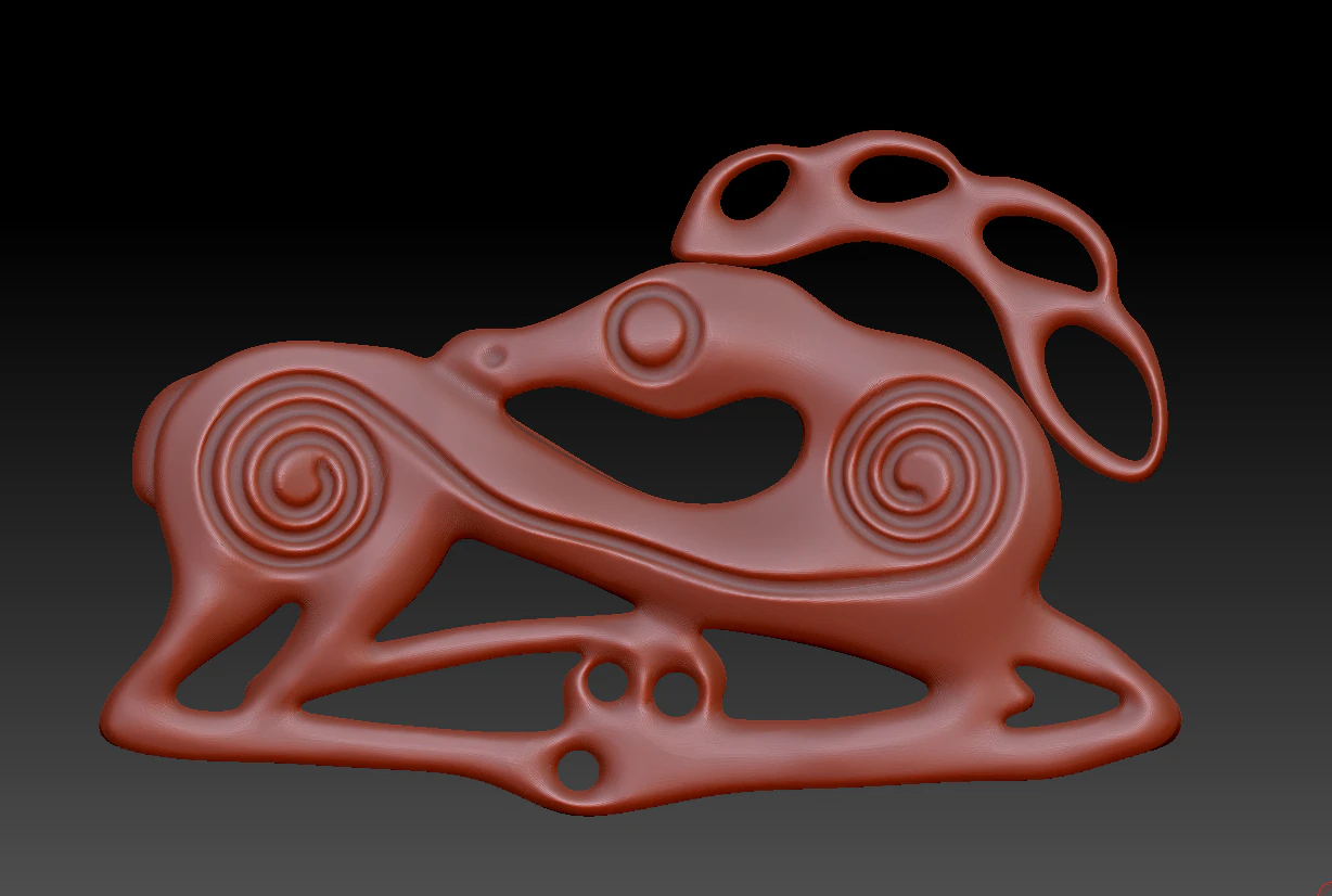 scythian stag 3D Print Model .c4d .max .obj .3ds .fbx .stl .blend 