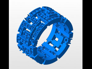 engagement fashion ring 3D प्रिंट मॉडल