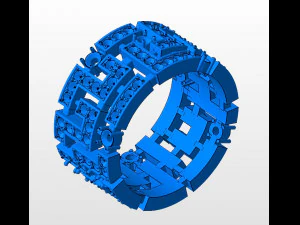 engagement fashion ring 3D Print Model