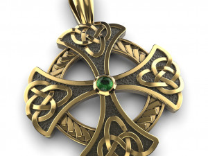 celtic cross pendant Modello di stampa 3D