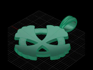 सेल्टिक क्रॉस पेंडेंट 3D प्रिंट मॉडल