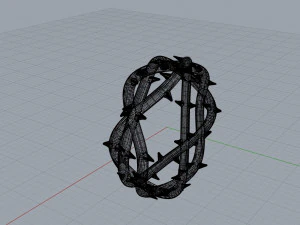 ring crown of thorns 3D Print Model