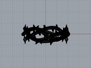 ring crown of thorns 3D Принт Модель