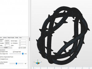 ring crown of thorns 3D Принт Модель