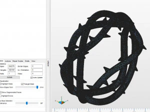 ring crown of thorns 3D Print Model