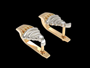 귀걸이 케이크 3D 모델